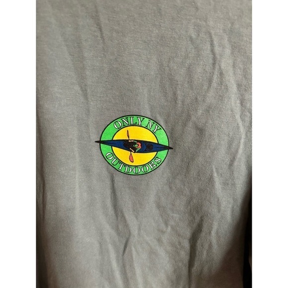 OnlyNY Men’s Long Sleeve High Neck Outdoors Kayak Tee Size XS - Picture 9 of 9